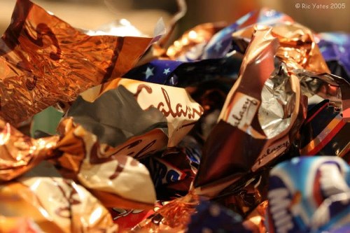 Image of equipment used for garden waste removal during a tidy-up